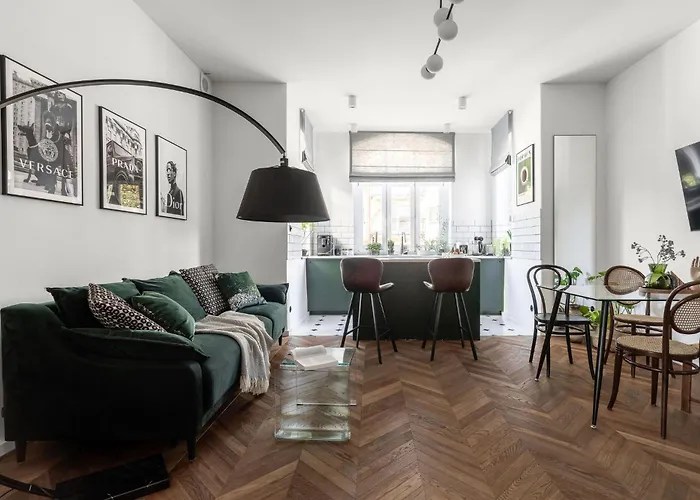 Sanhaus Apartments - RETRO - Apartament przy plaży z parkingiem